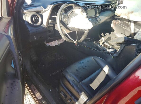 JTMNFREV0JD123529 2018 TOYOTA RAV4 Maroon Widok deski rozdzielczej