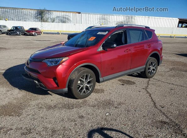 JTMNFREV0JD123529 2018 TOYOTA RAV4 Maroon Przód lewy
