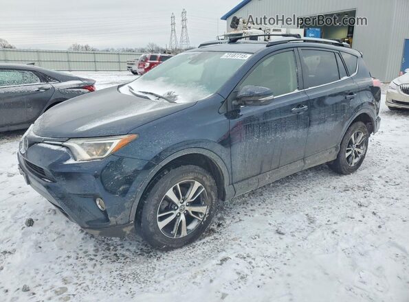 JTMRFREV5JJ744039 2018 TOYOTA RAV4 Blue Przód lewy