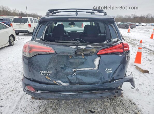 JTMRFREV5JJ744039 2018 TOYOTA RAV4 Blue Widok z tyłu
