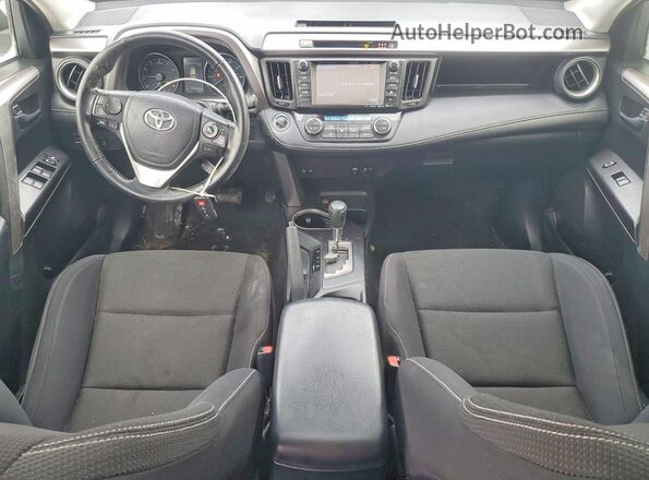 JTMRFREV5JJ744039 2018 TOYOTA RAV4 Blue Widok deski rozdzielczej