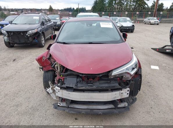 JTNKHMBX2K1014414 2019 TOYOTA LE Red Widok zestawu wskaźników