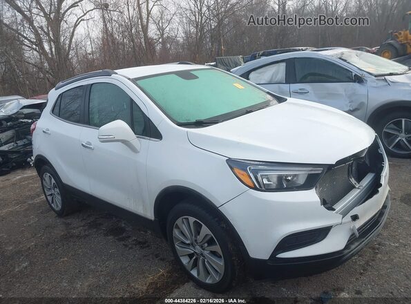KL4CJ3SB8JB672706 2018 BUICK ENCORE Белый Передняя правая четверть