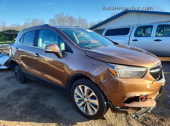 KL4CJASB0HB073264 2017 BUICK ENCORE Коричневый Передняя правая четверть