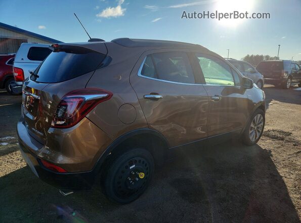 KL4CJASB0HB073264 2017 BUICK ENCORE Коричневый Задняя правая четверть