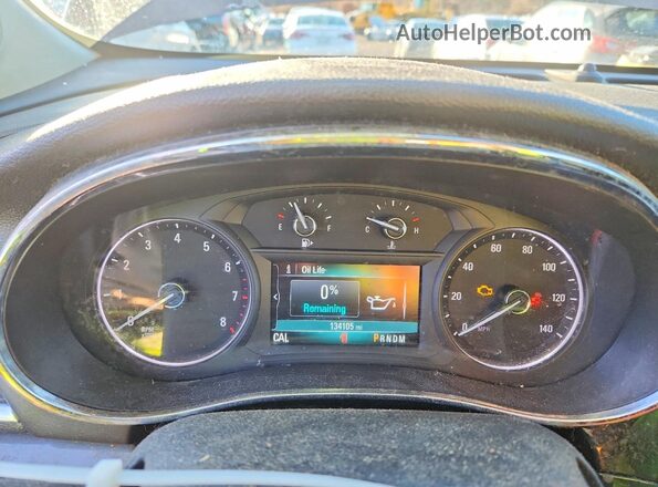 KL4CJASB0HB073264 2017 BUICK ENCORE Коричневый Вид щитка приборов