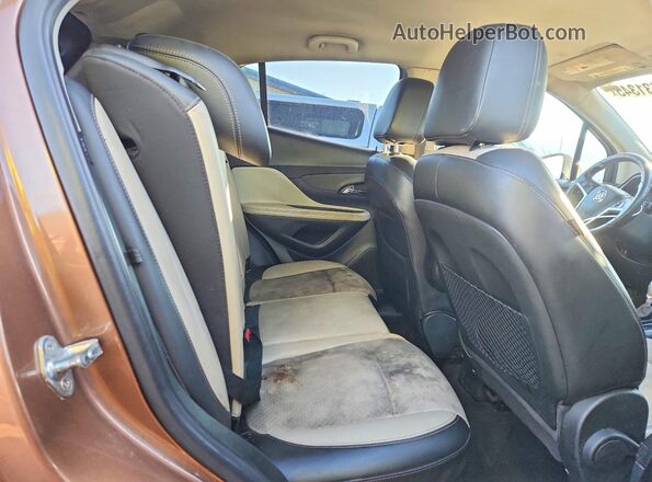 KL4CJASB0HB073264 2017 BUICK ENCORE Коричневый Вид задней части салона