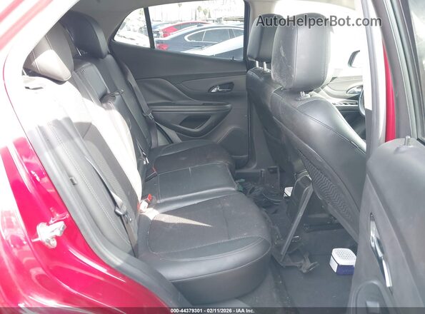 KL4CJASB0KB712136 2019 BUICK ENCORE Red Vista de la etiqueta del VIN