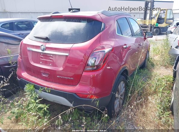 KL4CJASB0KB712136 2019 BUICK ENCORE Red Trasero derecho