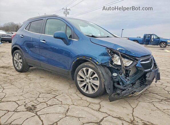 KL4CJASB2LB008151 2020 BUICK ENCORE Синий Передняя правая четверть