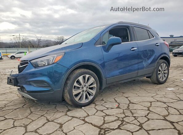 KL4CJASB2LB008151 2020 BUICK ENCORE Синий Передняя левая четверть