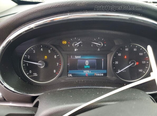 KL4CJASB2LB008151 2020 BUICK ENCORE Синий Вид щитка приборов