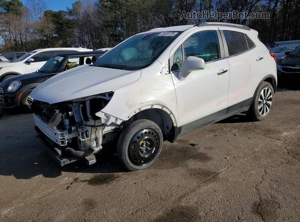 KL4CJASB2MB356923 2021 BUICK ENCORE Белый Передняя левая четверть