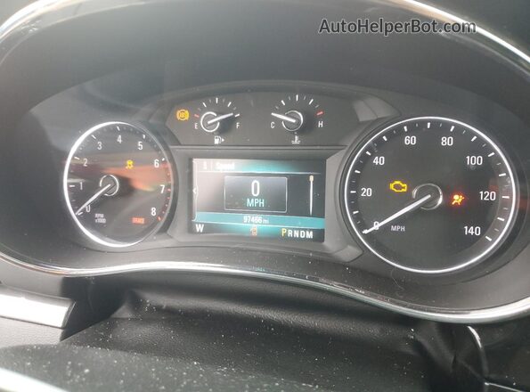 KL4CJASB4JB563373 2018 BUICK ENCORE Burgundy Սարքավորումների վահանակի տեսք