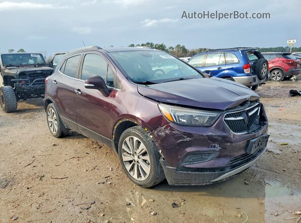 KL4CJASB4JB677311 2018 BUICK ENCORE Фиолетовый Передняя правая четверть