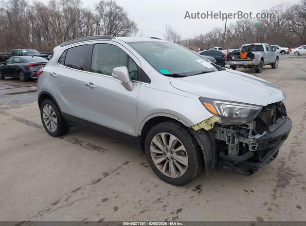 KL4CJASB7HB119379 2017 BUICK ENCORE Серебряный Передняя правая четверть