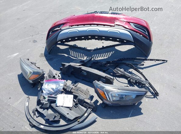 KL4CJASBXJB519491 2018 BUICK ENCORE Красный Вид щитка приборов