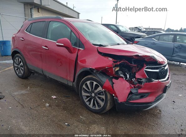 KL4CJBSB4JB580342 2018 BUICK ENCORE Красный Передняя правая четверть