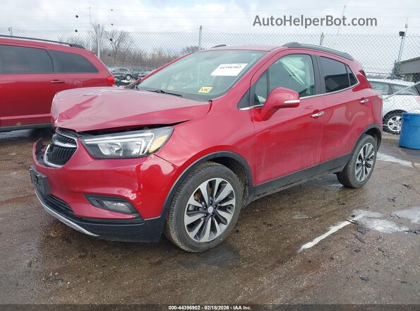 KL4CJBSB4JB580342 2018 BUICK ENCORE Красный Передняя левая четверть