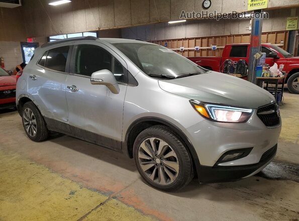 KL4CJBSB5HB157599 2017 BUICK ENCORE Серебряный Передняя правая четверть
