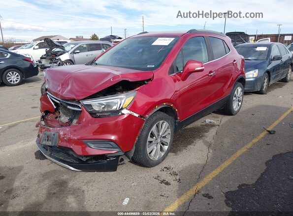KL4CJESB7KB722573 2019 BUICK ENCORE Красный Передняя левая четверть