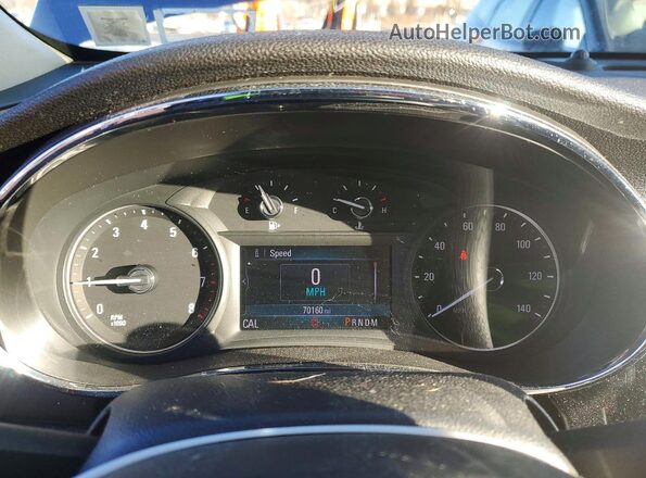 KL4CJESB9KB851270 2019 BUICK ENCORE Blue Widok zestawu wskaźników