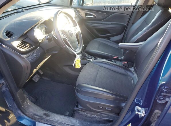 KL4CJESB9KB851270 2019 BUICK ENCORE Blue Widok wnętrza z przodu