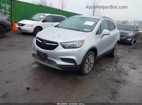 KL4CJESM2NB512677 2022 BUICK ENCORE Серебряный Передняя левая четверть