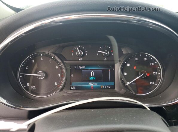 KL4CJESM3NB566585 2022 BUICK ENCORE Белый Вид щитка приборов