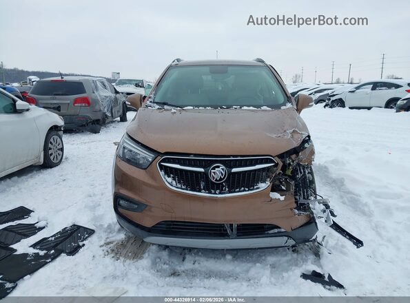KL4CJFSB2HB079287 2017 BUICK ENCORE Tan Instrument cluster view