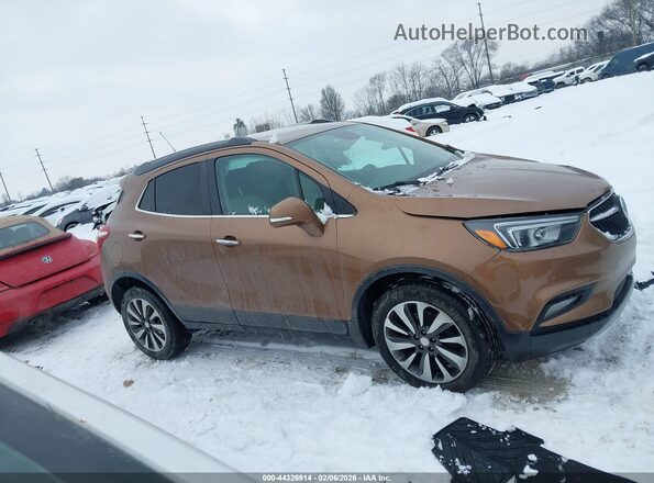 KL4CJFSB2HB079287 2017 BUICK ENCORE Tan Rear interior view