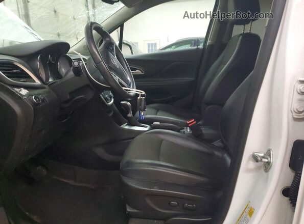 KL4CJFSB9GB663118 2016 BUICK ENCORE Белый Вид салона спереди