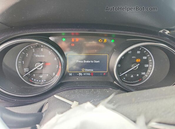 KL4MMBS25PB050496 2023 BUICK ENCORE Blue Вид щитка приладів