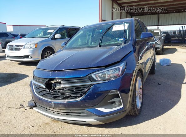 KL4MMBS29PB098406 2023 BUICK ENCORE Blue Передня ліва чверть