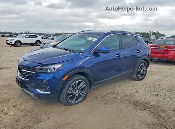 KL4MMDS2XPB053762 2023 BUICK ENCORE Blue წინა მარცხენა ხედი სამი მეოთხედიდან