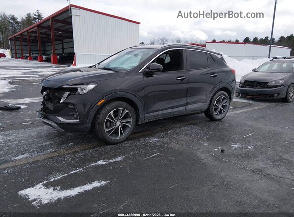 KL4MMDSL9PB073624 2023 BUICK ENCORE Black წინა მარცხენა ხედი სამი მეოთხედიდან