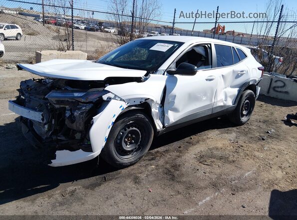 KL77LFEP2SC300409 2025 CHEVROLET TRAX White Front left