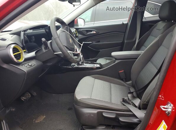 KL77LHEP1TC006156 2026 CHEVROLET TRAX Red Front interior view