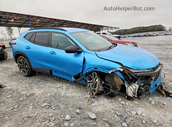 KL77LJEP2SC030794 2025 CHEVROLET TRAX Blue Przód prawy