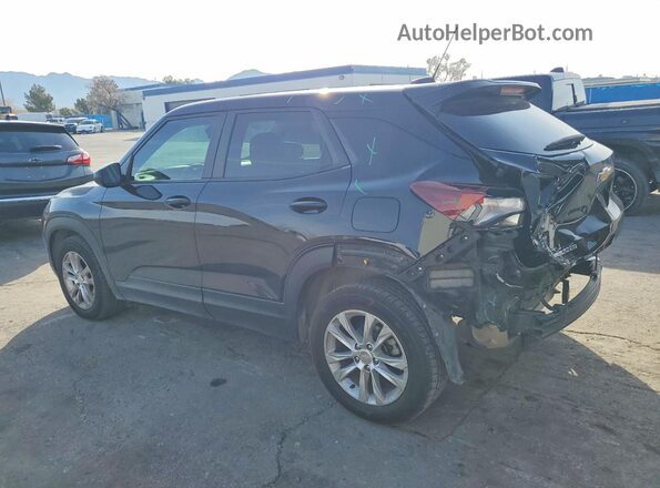 KL79MMS21NB087790 2022 CHEVROLET TRAILBLAZER Черный Задняя левая четверть