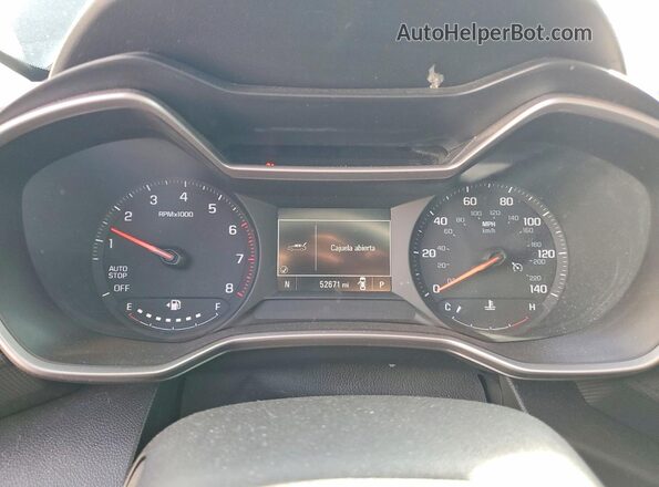 KL79MMS21NB087790 2022 CHEVROLET TRAILBLAZER Черный Вид щитка приборов