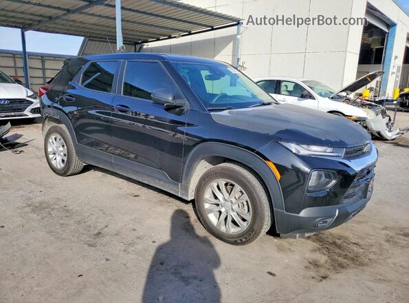 KL79MMS21NB087790 2022 CHEVROLET TRAILBLAZER Черный Передняя правая четверть