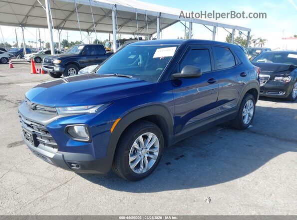 KL79MMS21PB113775 2023 CHEVROLET TRAILBLAZER Dark Blue Передняя левая четверть