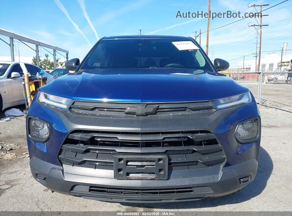 KL79MMS21PB113775 2023 CHEVROLET TRAILBLAZER Dark Blue Вид щитка приборов