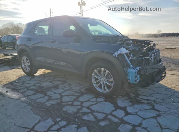 KL79MMS23PB001169 2023 CHEVROLET TRAILBLAZER Синий Передняя правая четверть