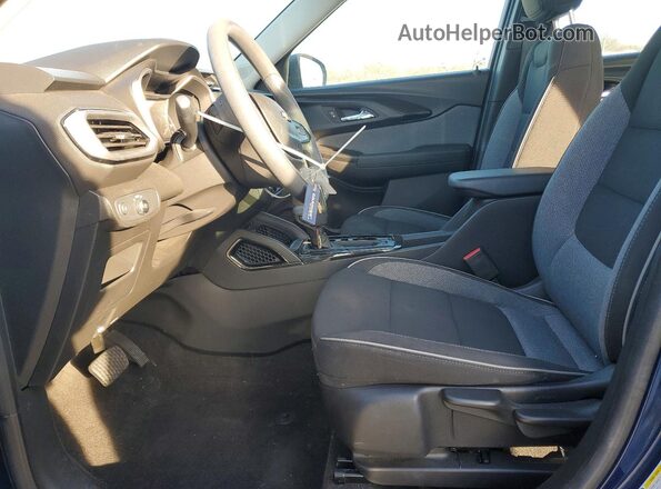 KL79MMS23PB001169 2023 CHEVROLET TRAILBLAZER Синий Вид салона спереди