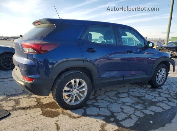 KL79MMS23PB001169 2023 CHEVROLET TRAILBLAZER Синий Задняя правая четверть