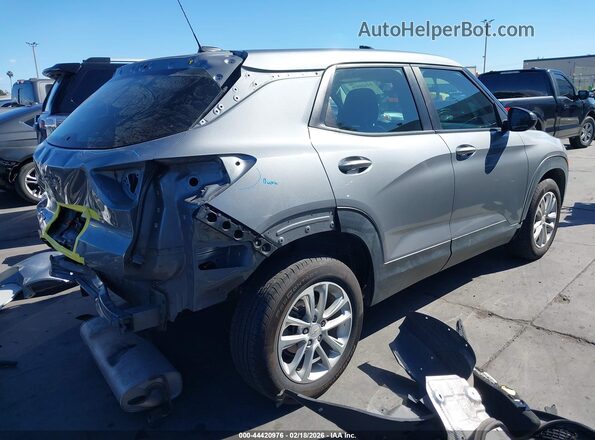 KL79MMSL2RB051153 2024 CHEVROLET TRAILBLAZER Gray Rear right