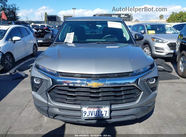 KL79MMSL2RB051153 2024 CHEVROLET TRAILBLAZER Gray Rear interior view
