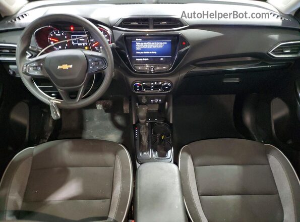 KL79MPS29PB157637 2023 CHEVROLET TRAILBLAZER White Widok deski rozdzielczej